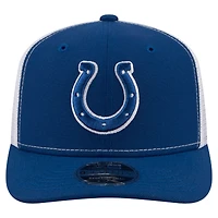Men's New Era  Blue Indianapolis Colts 9SEVENTY Trucker Adjustable Hat
