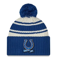 Men's New Era Cream/Royal Indianapolis Colts 2022 Sideline