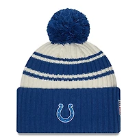 Men's New Era Cream/Royal Indianapolis Colts 2022 Sideline