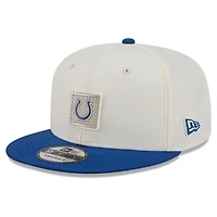 Men's New Era  Cream/Royal Indianapolis Colts 2026 NFL Training Camp 9FIFTY Snapback Hat