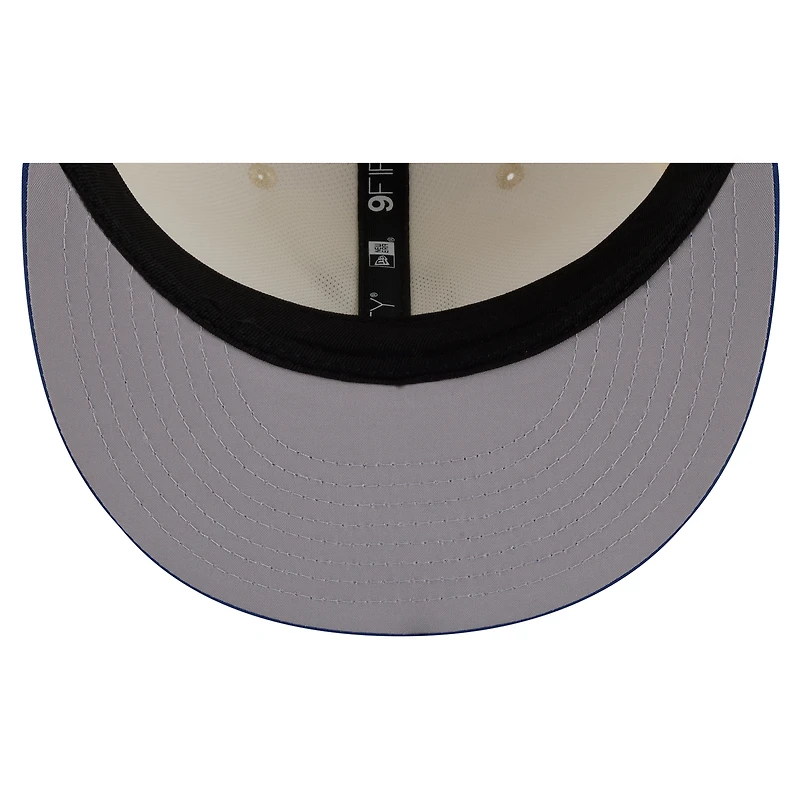 Casquette snapback New Era crème/bleu roi Indianapolis Colts 2026 NFL Training Camp 9FIFTY pour homme