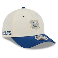 Men's New Era  Cream/Royal Indianapolis Colts 2026 NFL Training Camp 9FORTY Adjustable Hat