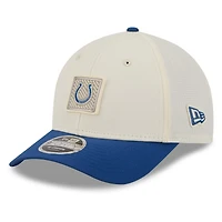 Men's New Era  Cream/Royal Indianapolis Colts 2026 NFL Training Camp 9FORTY Adjustable Hat