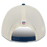 Men's New Era  Cream/Royal Indianapolis Colts 2026 NFL Training Camp 9FORTY Adjustable Hat
