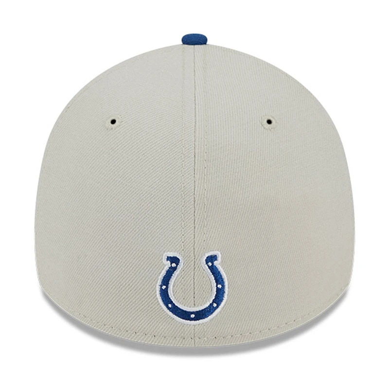 Casquette New Era Flex crème pour homme, Indianapolis Colts, draft NFL 2023, modèle 39THIRTY