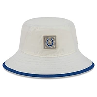 Men's New Era  Cream Indianapolis Colts 2026 NFL Training Camp Sport Bucket Hat