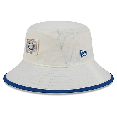 Men's New Era  Cream Indianapolis Colts 2026 NFL Training Camp Sport Bucket Hat