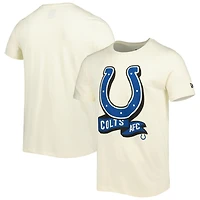 T-shirt New Era crème Indianapolis Colts Sideline Chrome pour homme