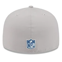Casquette ajustée New Era grise Indianapolis Colts 2025 Sideline Quill Tech 59FIFTY pour homme