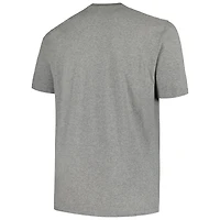 T-shirt gris avec casque Big & Tall des Colts d'Indianapolis New Era pour hommes