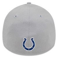 Men's New Era Gray Indianapolis Colts City Originals 39THIRTY Flex Hat