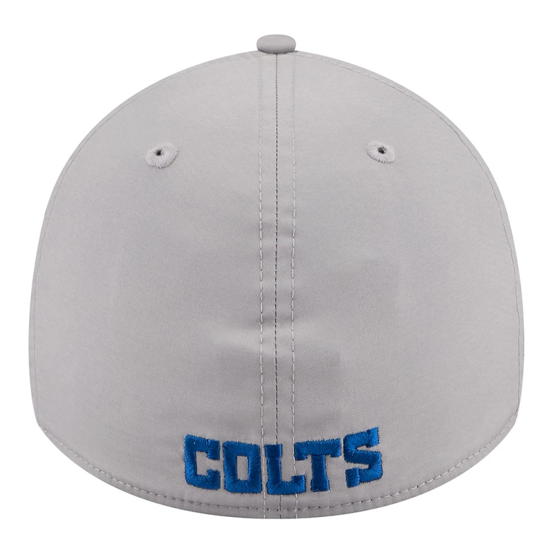 Casquette New Era Flex grise Indianapolis Colts perforée 39THIRTY pour homme