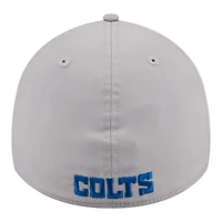Casquette New Era Flex grise Indianapolis Colts perforée 39THIRTY pour homme