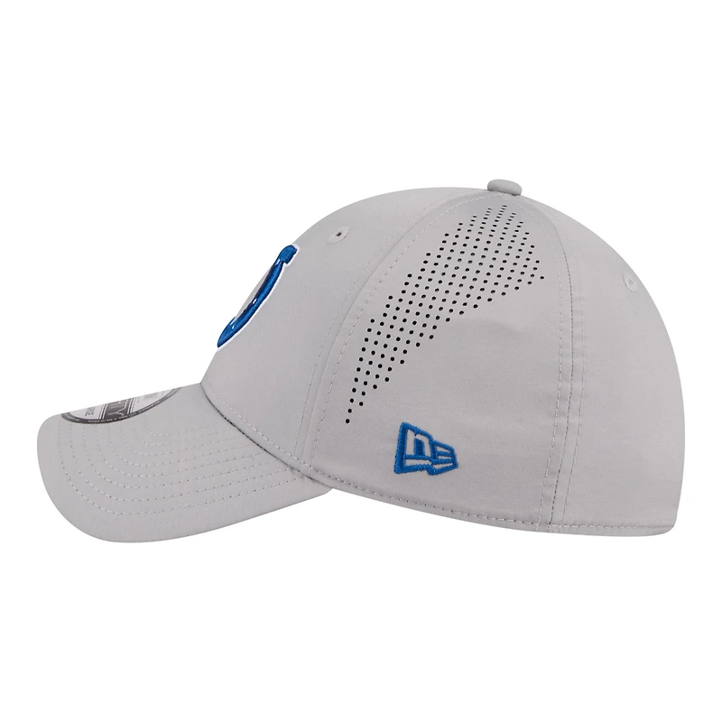 Casquette New Era Flex grise Indianapolis Colts perforée 39THIRTY pour homme