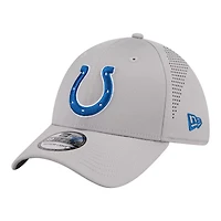 Casquette New Era Flex grise Indianapolis Colts perforée 39THIRTY pour homme