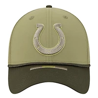 Men's New Era  Green Indianapolis Colts 2025 Salute to Service 39THIRTY Flex Hat