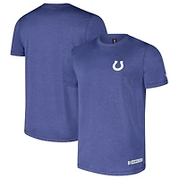T-shirt du camp d'entraînement NFL 2024 New Era Heather Royal Indianapolis Colts pour homme