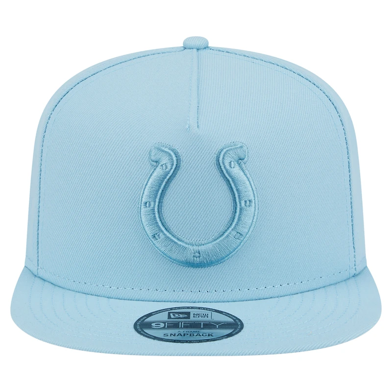 Casquette snapback A-Frame 9FIFTY bleu clair pour homme New Era, coloris Indianapolis Colts