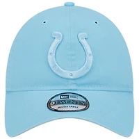 Men's New Era  Light Blue Indianapolis Colts Core Classic 2.0 Brights 9TWENTY Adjustable Hat