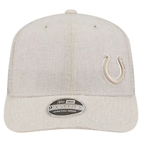 Casquette extensible à boutons-pression Flawless 9SEVENTY Indianapolis Colts New Era Natural pour homme