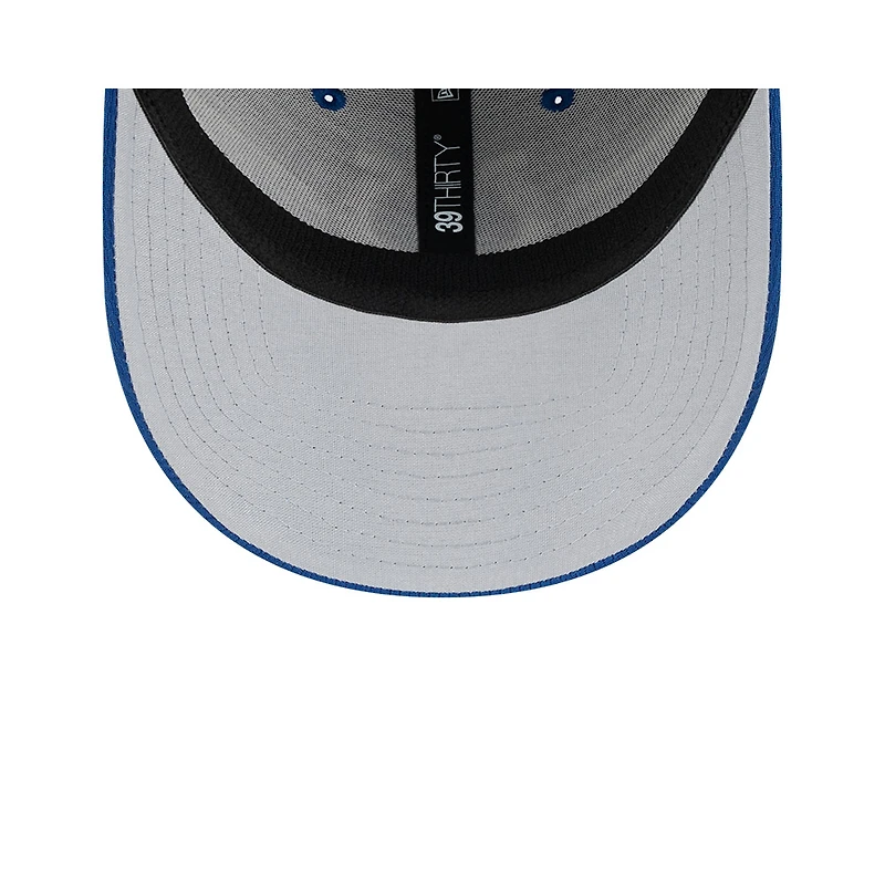 Casquette New Era Royal Indianapolis Colts 2023 NFL Training Camp 39THIRTY Flex Fit pour homme