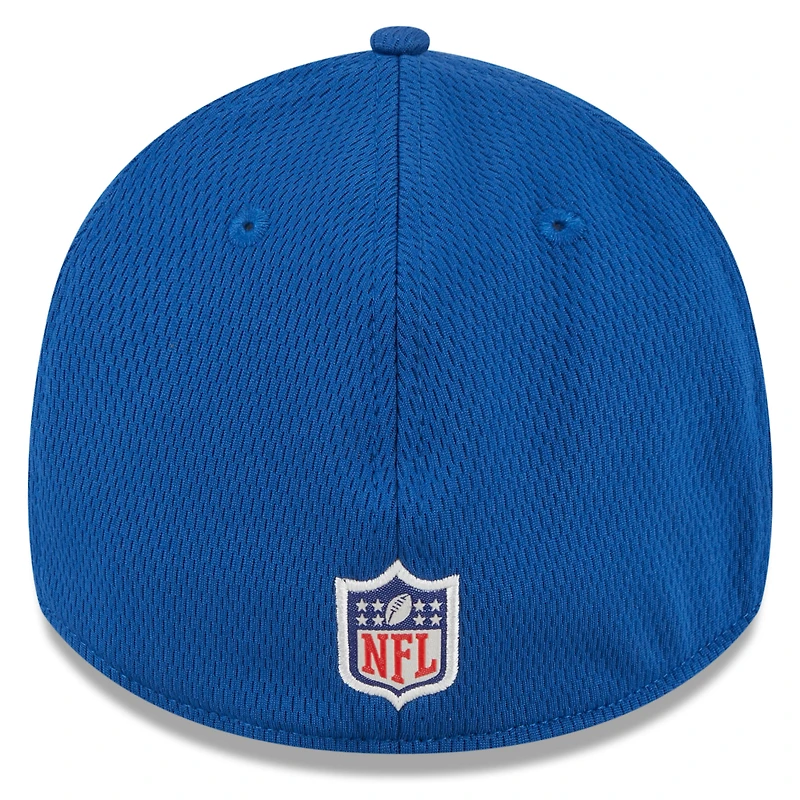 Casquette Flex New Era Royal Indianapolis Colts 2023 NFL Training Camp 39THIRTY pour homme