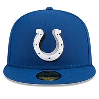 Men's New Era  Royal Indianapolis Colts 2024 NFL Draft 59FIFTY Fitted Hat