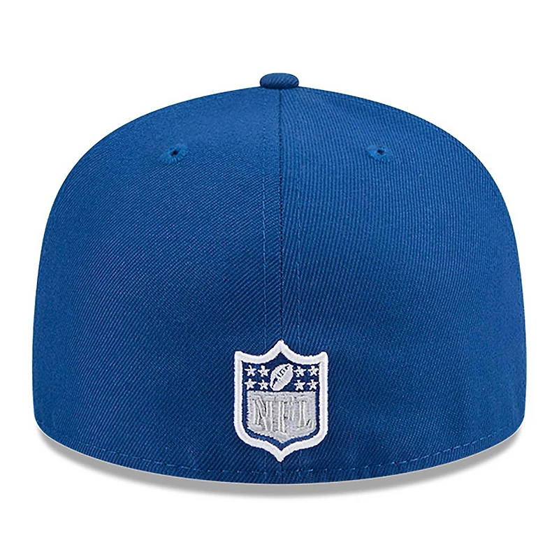 Men's New Era  Royal Indianapolis Colts 2024 NFL Draft 59FIFTY Fitted Hat