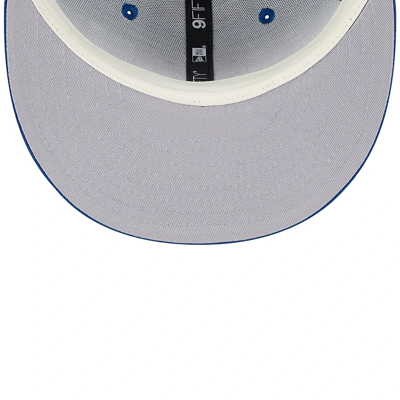 Men's New Era Royal Indianapolis Colts 2024 Sideline Statement 9FIFTY Snapback Hat