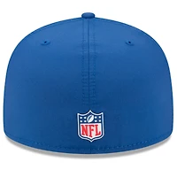 Casquette ajustée New Era Royal Indianapolis Colts 2025 Sideline 59FIFTY pour homme
