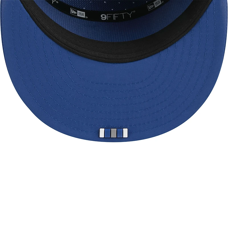 Casquette Snapback 9FIFTY à panneau fendu latéral New Era Royal Indianapolis Colts 2025 pour homme