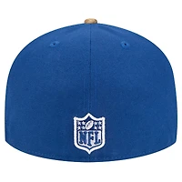 Casquette ajustée 59FIFTY à motif camouflage bicolore New Era Royal Indianapolis Colts Active pour homme