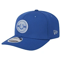 Men's New Era Royal Indianapolis Colts Adventure Patched 9SEVENTY Stretch-Snap Adjustable Hat
