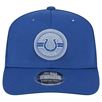 Men's New Era Royal Indianapolis Colts Adventure Patched 9SEVENTY Stretch-Snap Adjustable Hat