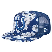 Casquette de golf à rabat Royal Indianapolis Colts Adventure Pattern de New Era pour homme
