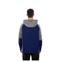 Sweat à capuche raglan blocs de couleurs authentiques New Era Royal Indianapolis Colts Combine pour homme