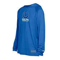 Sweat à capuche fonctionnel New Era Royal Indianapolis Colts pour homme