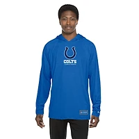 Sweat à capuche fonctionnel New Era Royal Indianapolis Colts pour homme