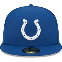 Men's New Era Royal Indianapolis Colts  Main 59FIFTY Fitted Hat
