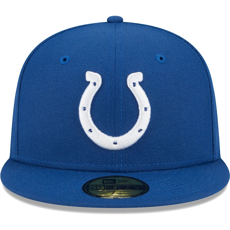 Men's New Era Royal Indianapolis Colts  Main 59FIFTY Fitted Hat