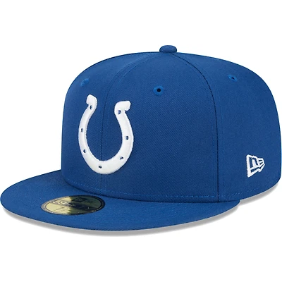 Casquette ajustée 59FIFTY Royal Indianapolis Colts New Era pour homme