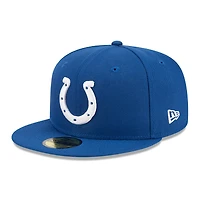 Men's New Era Royal Indianapolis Colts  Main Patch 59FIFTY Fitted Hat