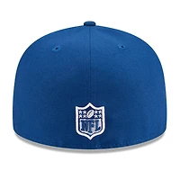 Men's New Era Royal Indianapolis Colts  Main Patch 59FIFTY Fitted Hat