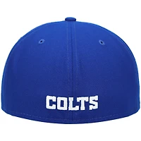 Casquette ajustée New Era Royal Indianapolis Colts Omaha 59FIFTY pour homme
