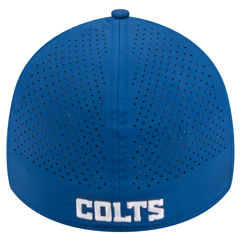 Casquette perforée 39THIRTY Flex New Era Royal Indianapolis Colts pour homme