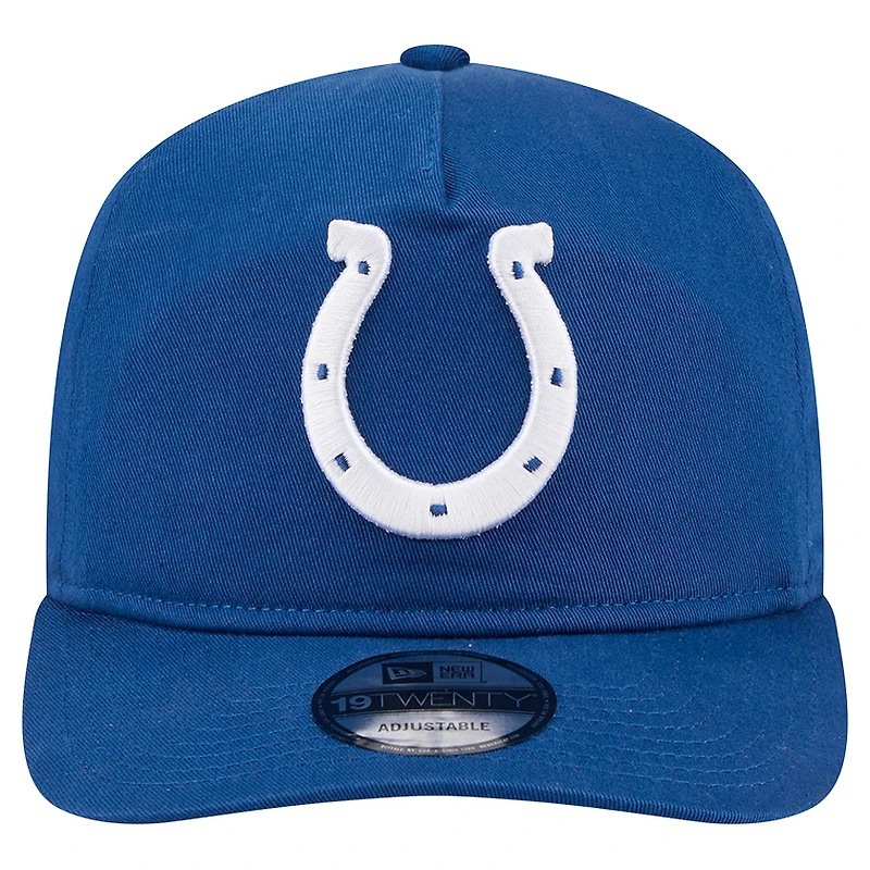 Casquette ajustable New Era Royal Indianapolis Colts Team 19TWENTY pour homme