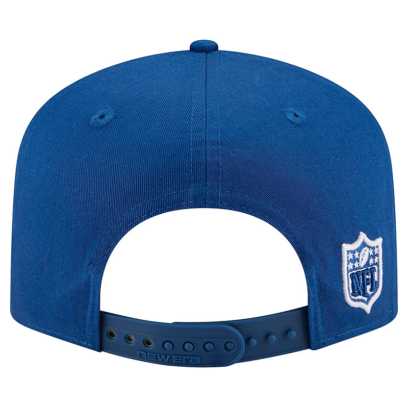 Casquette ajustable New Era Royal Indianapolis Colts Team 19TWENTY pour homme