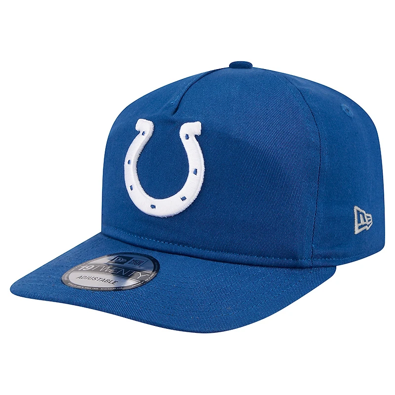 Casquette ajustable New Era Royal Indianapolis Colts Team 19TWENTY pour homme