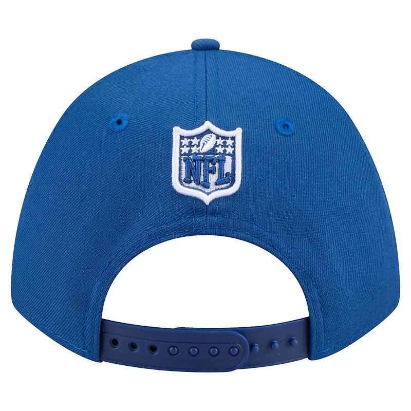 Casquette ajustable 9FORTY M-Crown pour homme, collection Team New Era Royal Indianapolis Colts