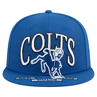 Casquette ajustée surdimensionnée 59FIFTY rétro des Colts d'Indianapolis de New Era pour homme